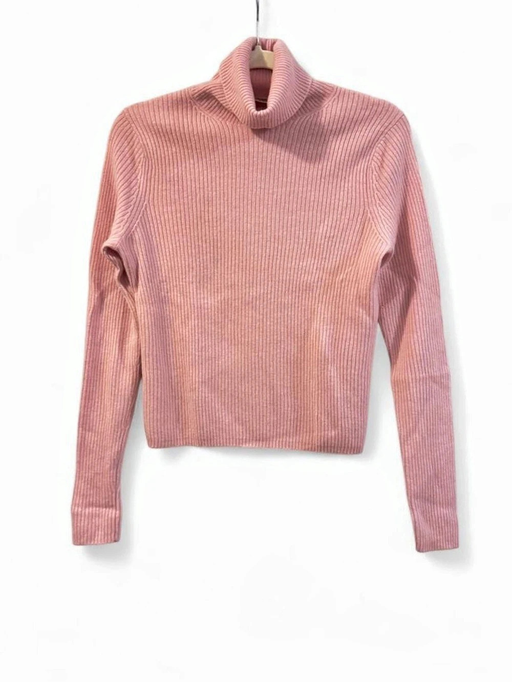 Andrea Viccaro Cashmere Turtleneck, Baby Pink,  Medium, Like New